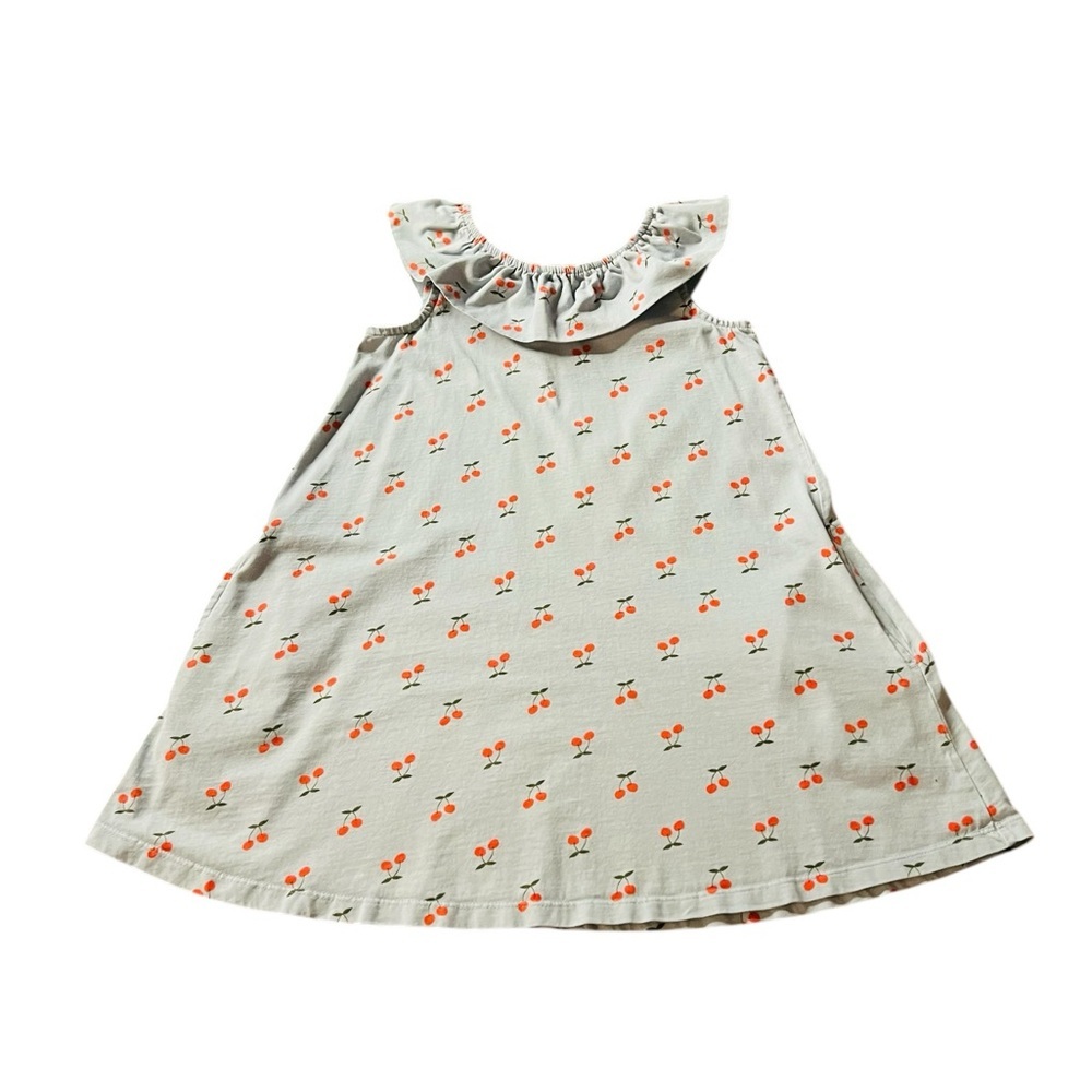 Hanna Andersson Kids' Sleeveless Dress with a Cherry Pattern Size 8